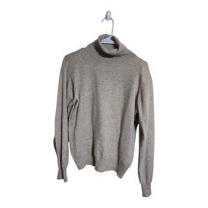 bagatelle Sweater Women L Career Cashmere Grandmacore Minimalist Shoulder Pads